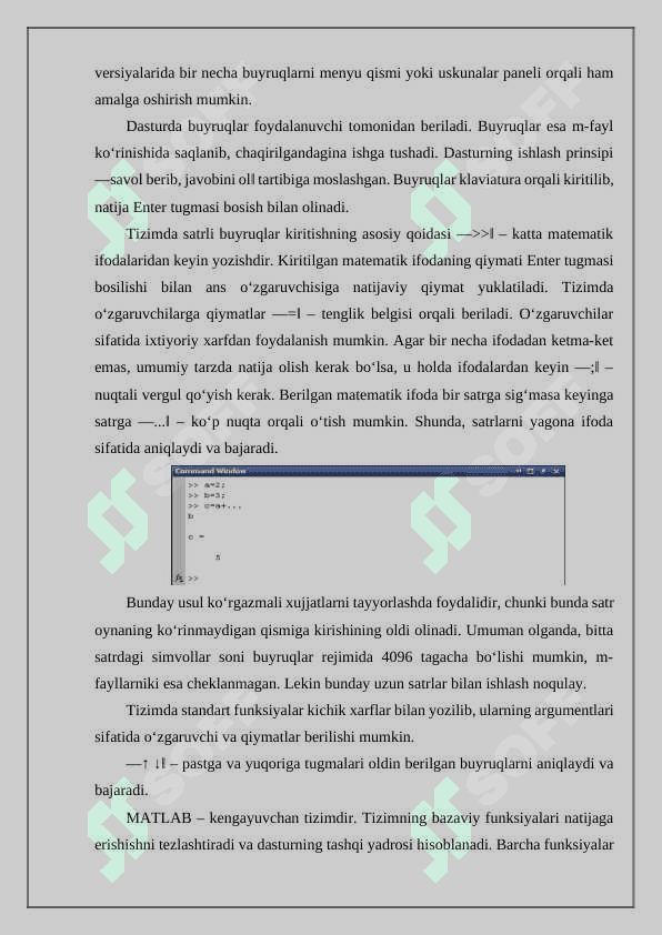 Matlab dasturini funksiyaning grafigini yaratish 4