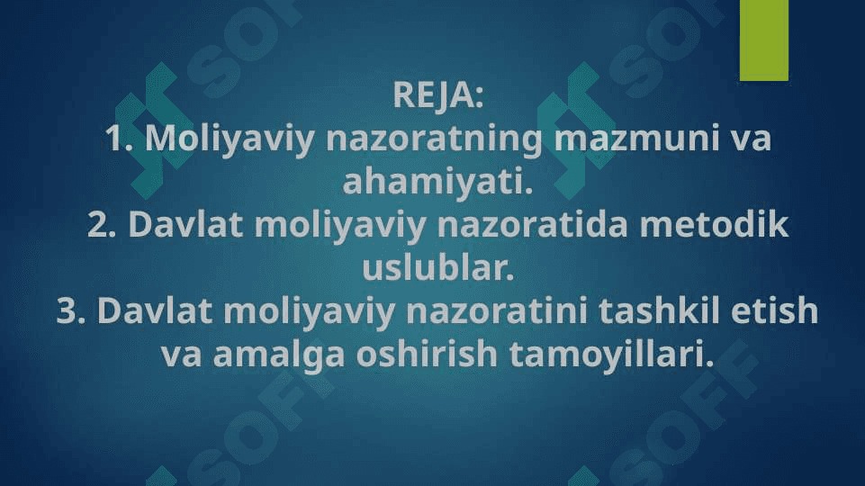MOLIYAVIY NAZORAT VA UNI TASHKIL ETISHNING NAZARIY VA HUQUQIY ASOSLARI 2