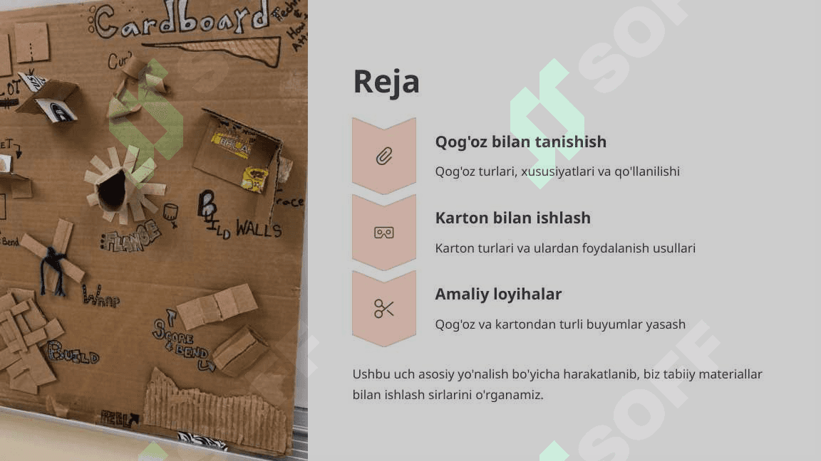 Tabiiy va Turli Materiallar Bilan Ishlash 2