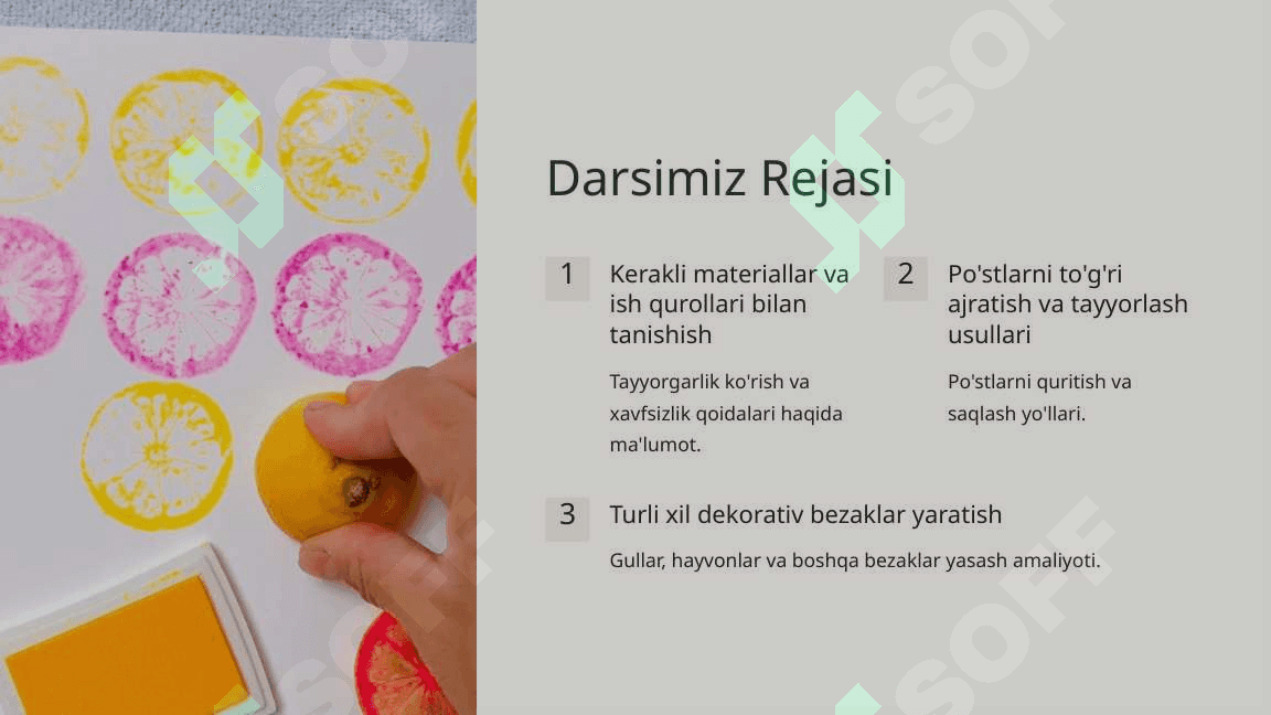 Apelsin va Limon Po'stidan Dekorativ Bezaklar Yaratish 2