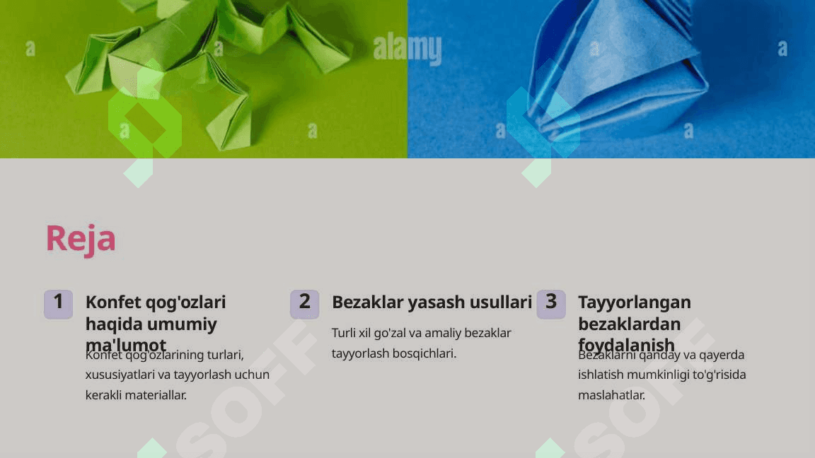 Konfet qog'ozlaridan bezak tayyorlash 2