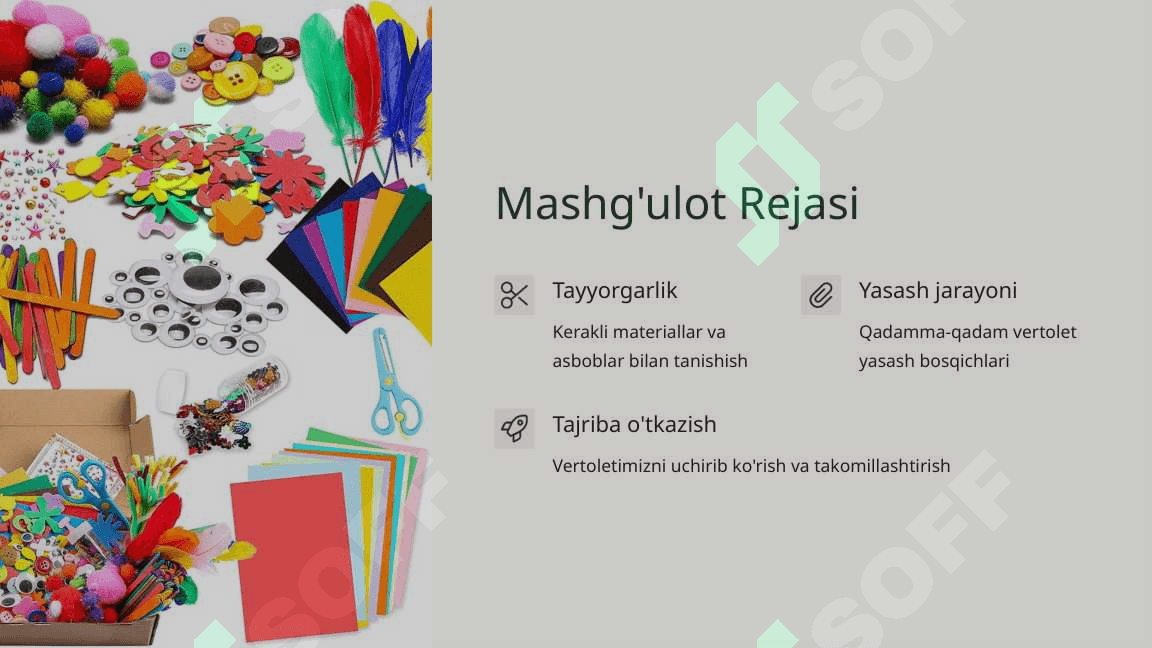 Qog'ozdan Uchadigan Parrak (Vertolet) Yasash 2