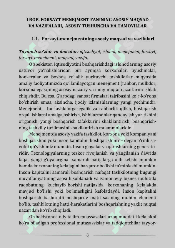 FORSAYT MENEJMENT 8
