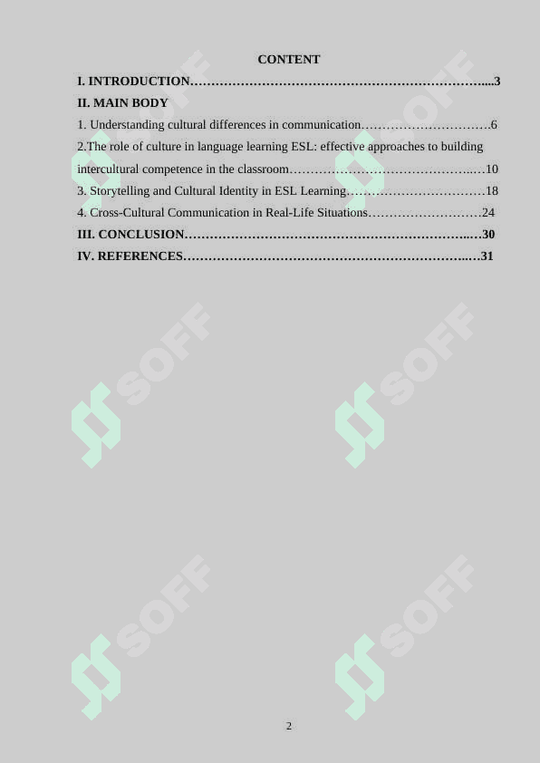 THE ROLE OF CULTURE AND COMMUNICATION IN LEARNING ESL 2
