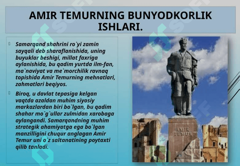 Amir Temur o'gitlarining tarbiyaviy ahamiyati 6