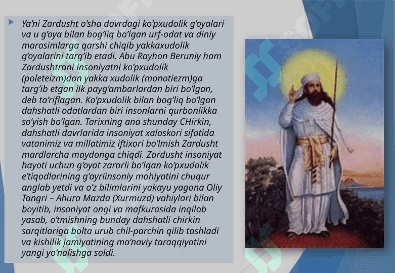 Avestoda ta'lim tarbiyaga oid fikrlar 4