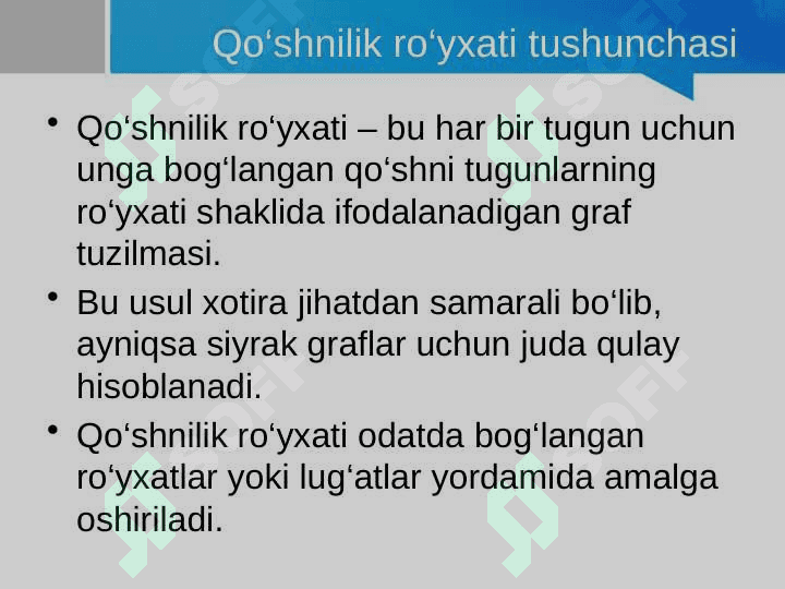 grafning tasvirlash usullari 5