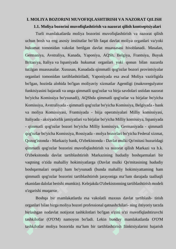 Moliyaviy boshqaruvda moliyaviy nazoratni modellari 6