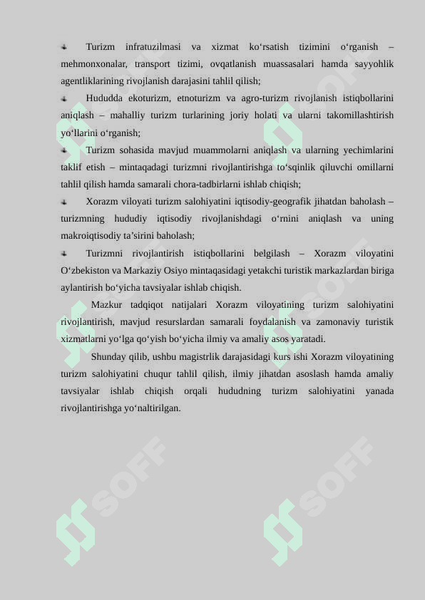Xorazm viloyati turizm salohiyatini baholash 4