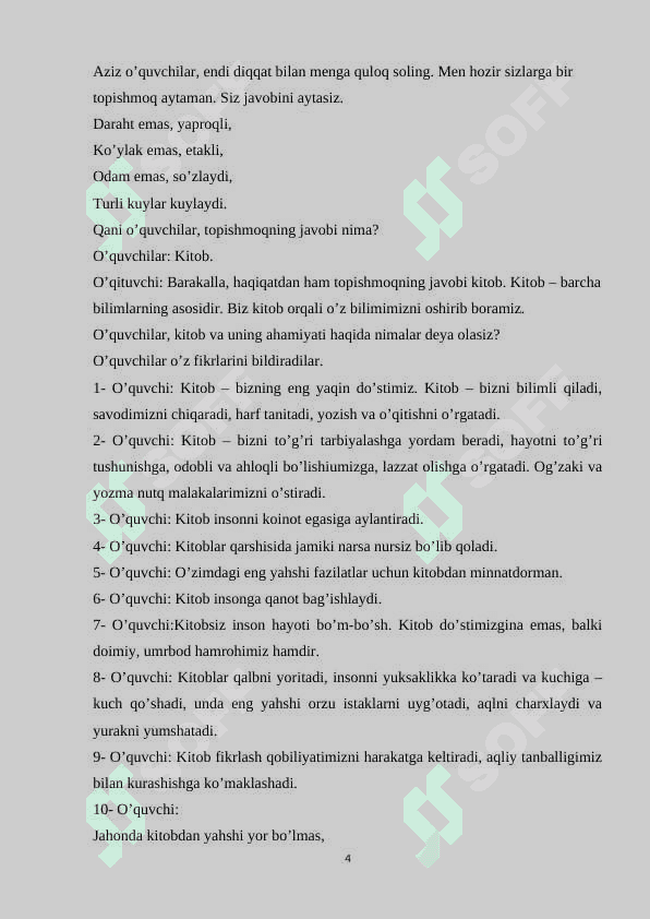 Ot so’z turkumi dars ishlanma 4