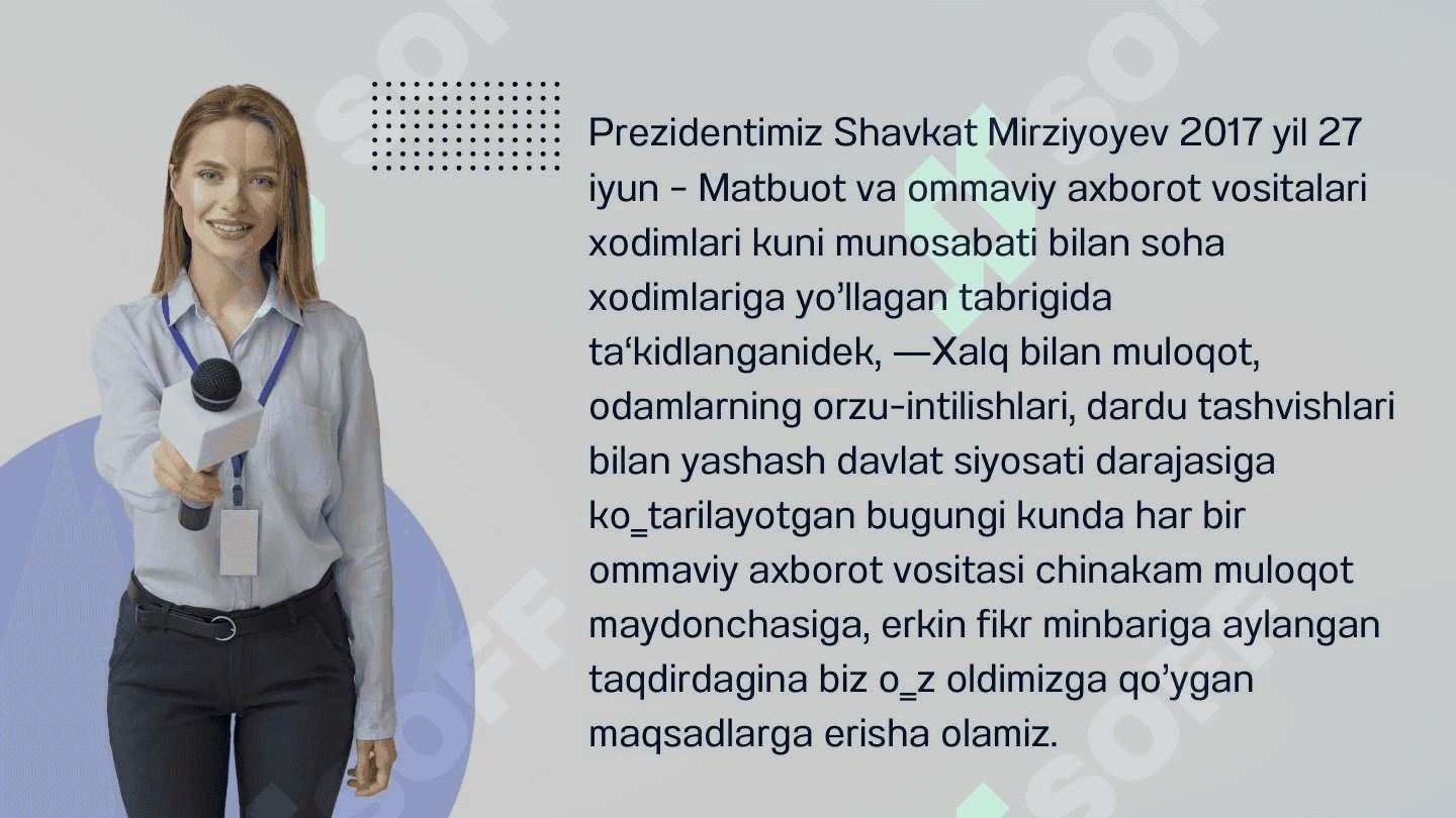 O'ZBEKISTON RESPUBLIKASIDA OMMAVIY AXBOROT VOSITALARINING FAOLIYATI 3