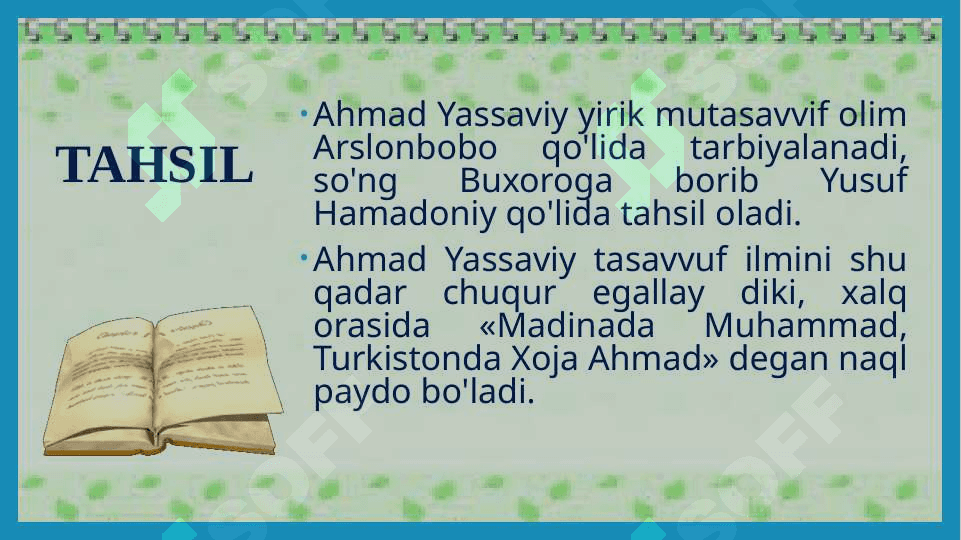 Ahmad Yassaviy 4