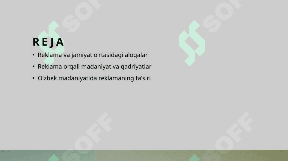 Reklamaning ijtimoiy mazmun mohiyati 2