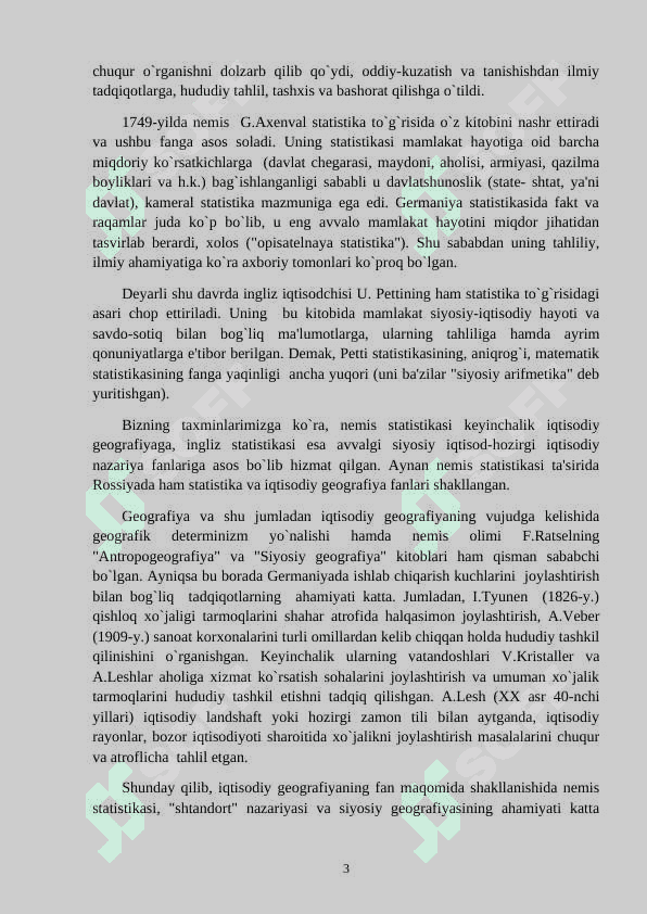 Iqtisodiy geografiyaning tarixiy shakllanishi 3