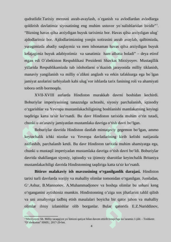 Boburiylar davrida Hindiston taraqqiyoti kurs ishi 4