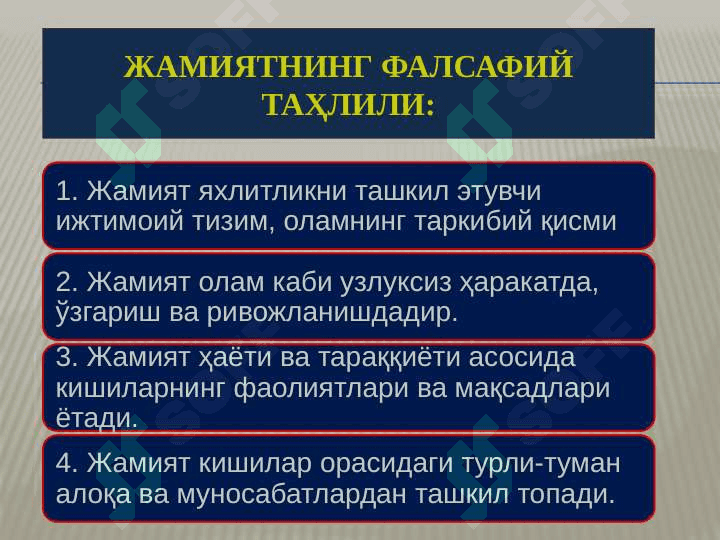 Жамият ва инсон фалсафаси 3