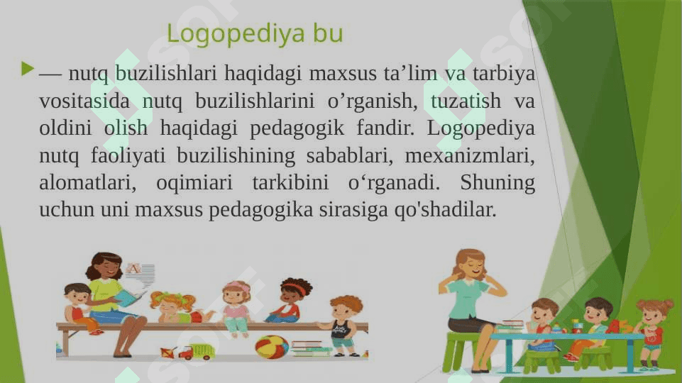 Logopediya fanining maqsadi va vazifalari. 4