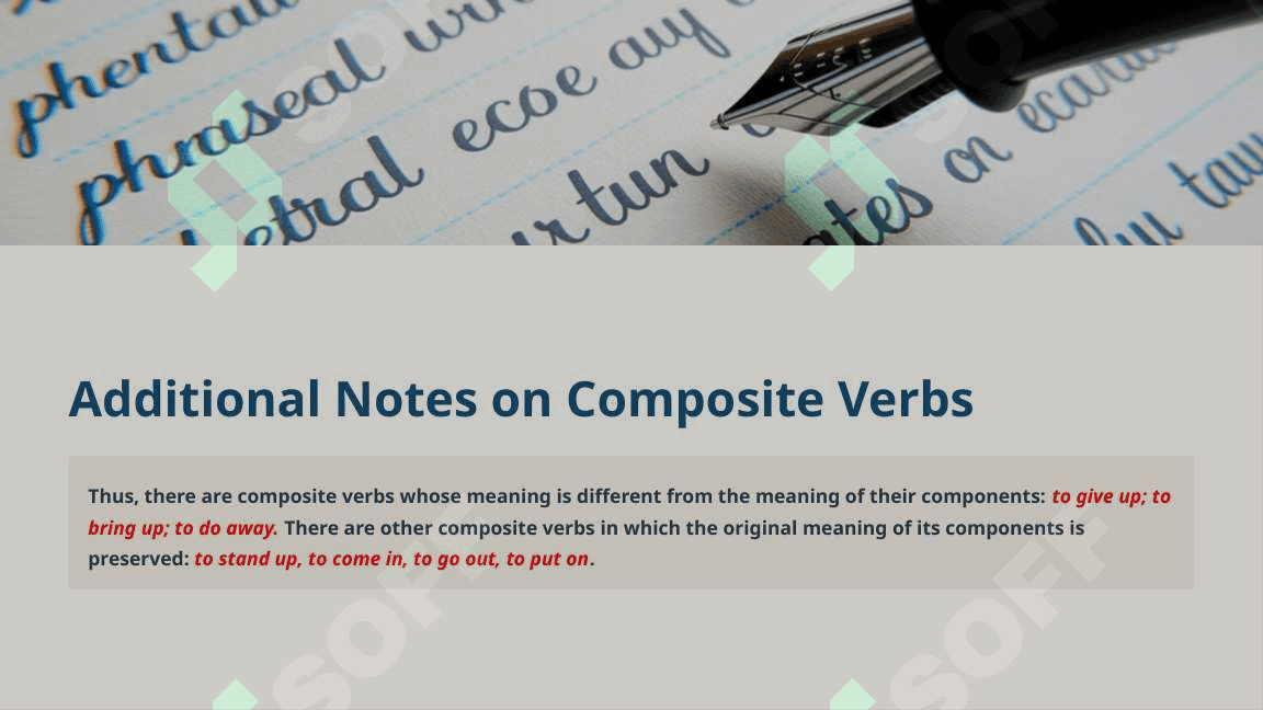 The form of VERBS 4