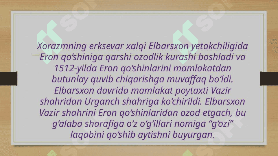 Xiva xonligining tashkil topishi 6
