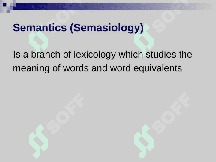 Word Meaning 8