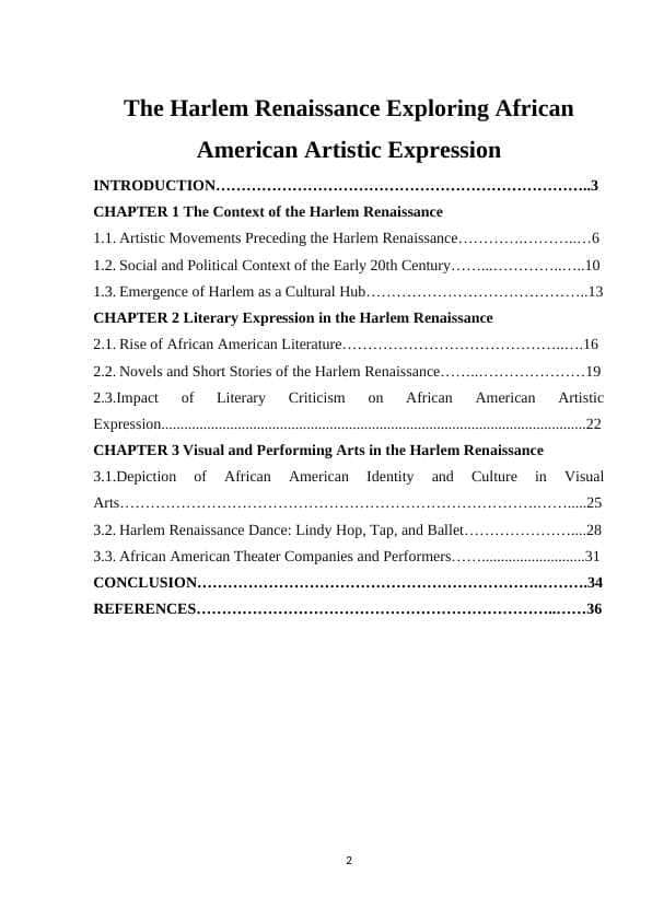 The Harlem Renaissance Exploring African American Artistic Expression