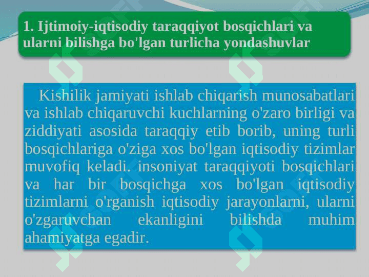 Iqtisodiy munosabatlar 3