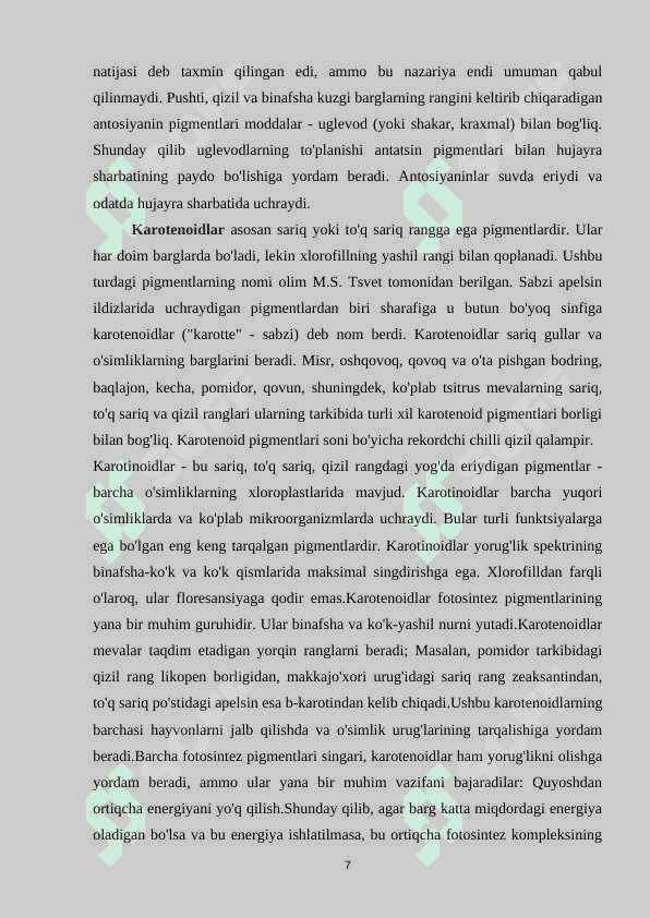 “BARG PIGMENTLARI” 7