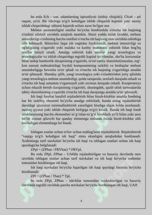 Ish haqining mohiyati va iqtisodiy mazmuni 6