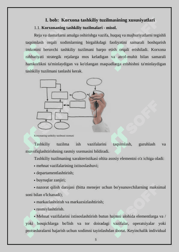 Korxonaning axborot tizimlarini shakllantirish. 5