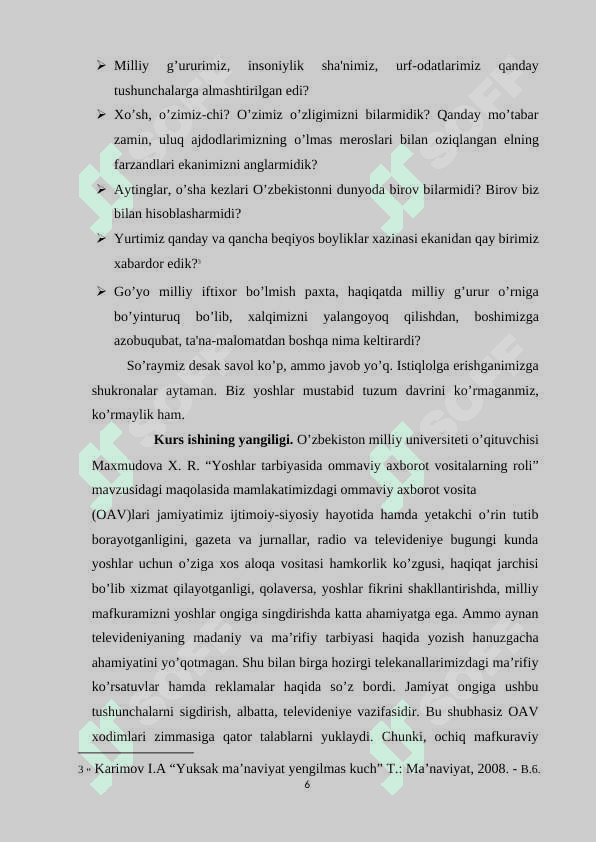 Televideniyening madaniy va ma’rifiy vazifasi 5
