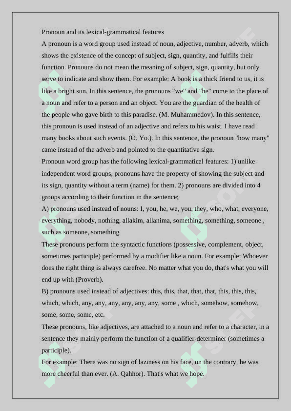 Relative pronouns 2