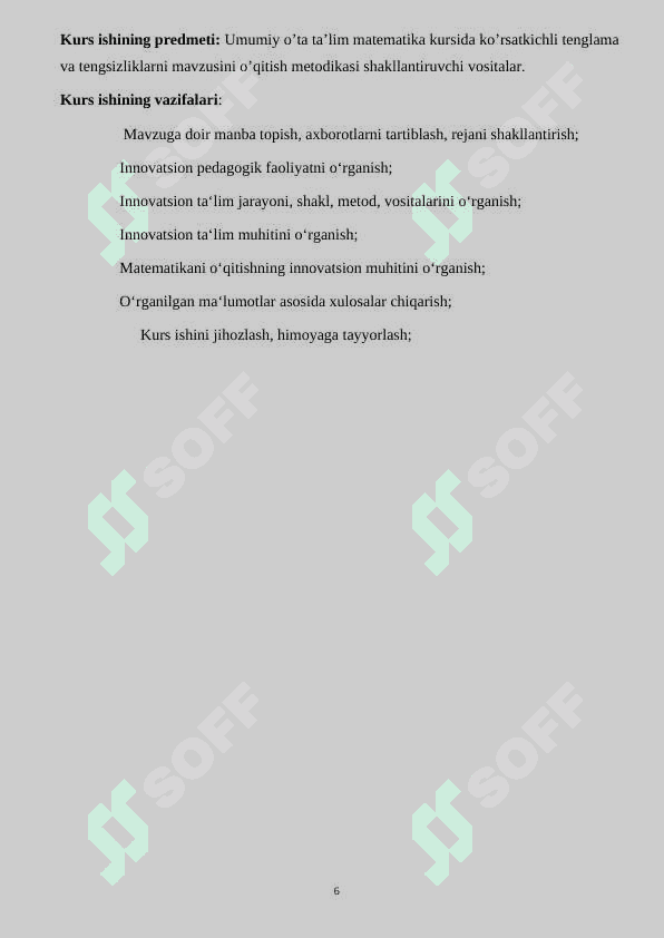 Maktab matematikasida stereometriyaning asosiy tushunchalarini kiritish metodikasi 6