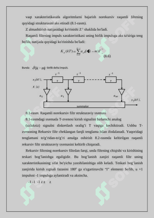 Signallarni raqamli filtrlar yordamida qayta ishlash 3