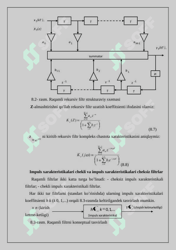 Signallarni raqamli filtrlar yordamida qayta ishlash 4