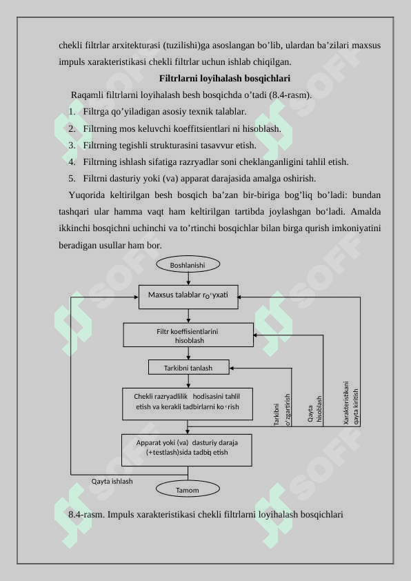 Signallarni raqamli filtrlar yordamida qayta ishlash 8