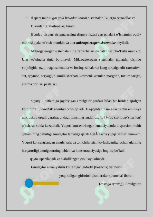 Sirt-faol moddalar va ularning turlari 4