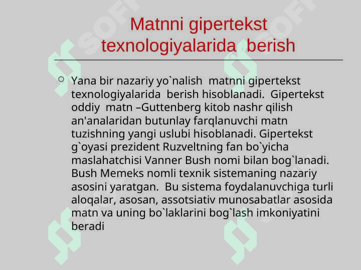 Kompyuter lingvistikasining asosiy yo‘nalishlari 8