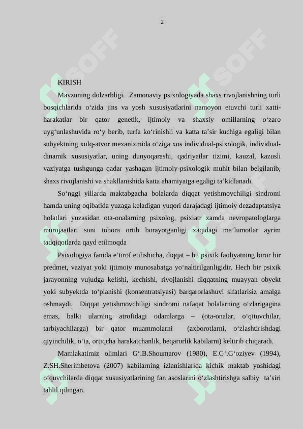 Bollalardagi diqqat yetishmovchiligi sindromi 2