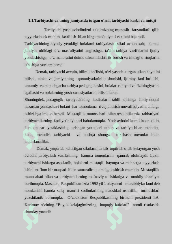Maktabgacha ta‘lim tashkilotlarining tarbiyachi va ularning faoliyati 5