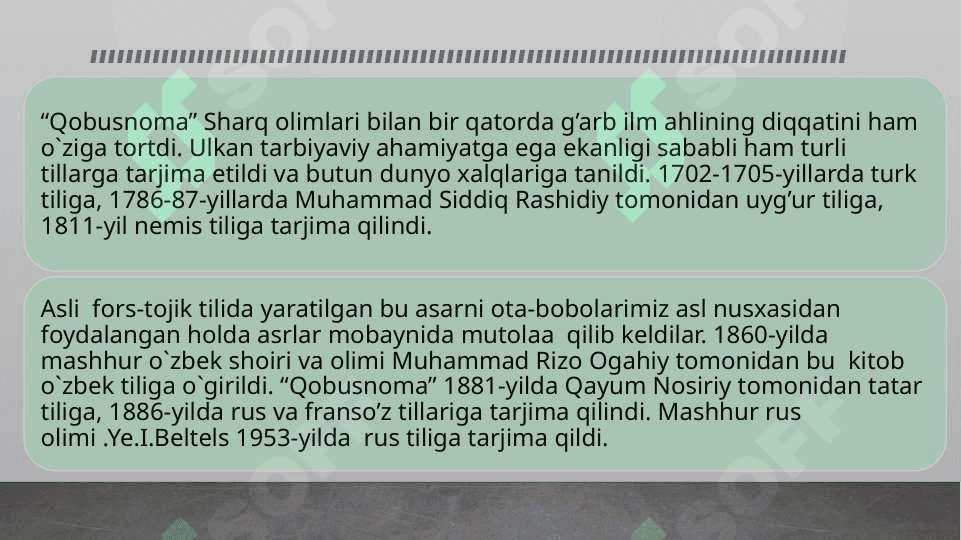 Qobusnoma da nutq odobi masalalari 3