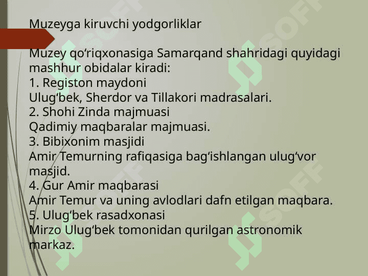 O’ZBEKISTONDAGI TOP 6 TA MUZEYLAR 3