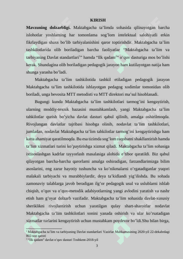 Maktabgacha ta’lim didaktikasi 3