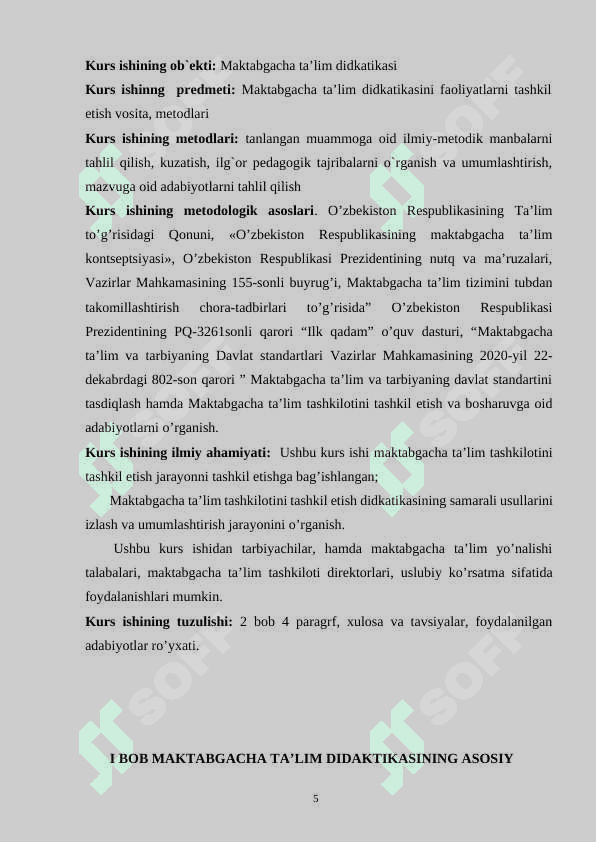 Maktabgacha ta’lim didaktikasi 5