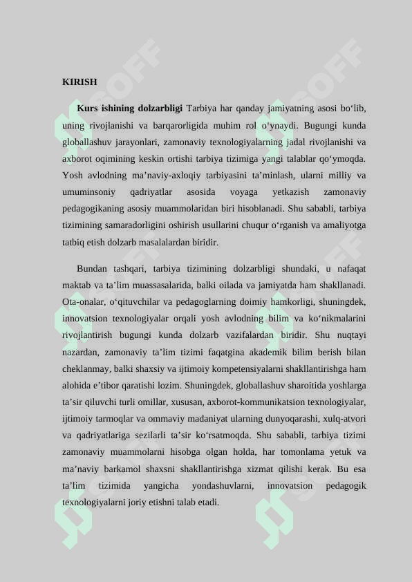 Tarbiya tizimida samaradorlikka erishish usullari 2