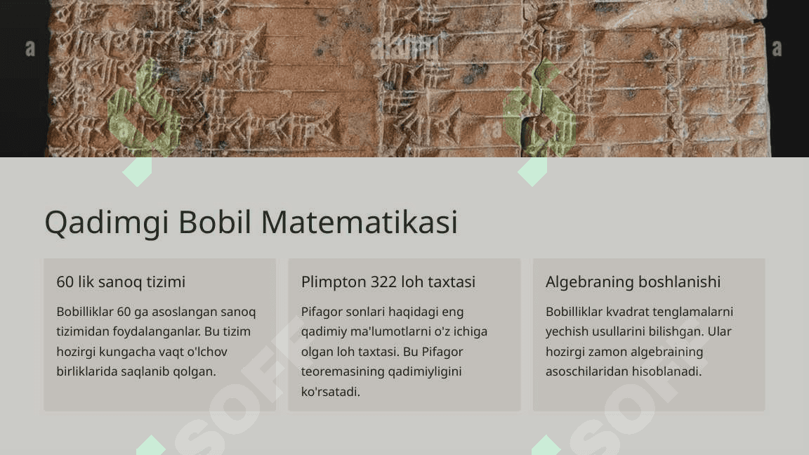 Matematikaning Rivojlanish Davrlari 4