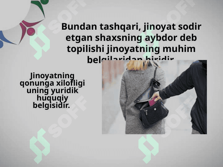Jinoyat belgilari 3