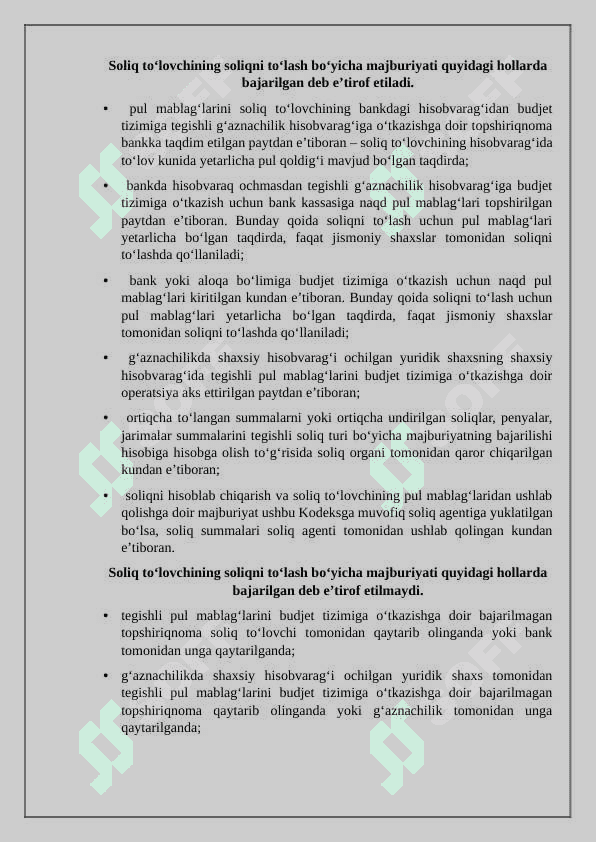 Soliq stavkasining mazmuni va turlari. 4