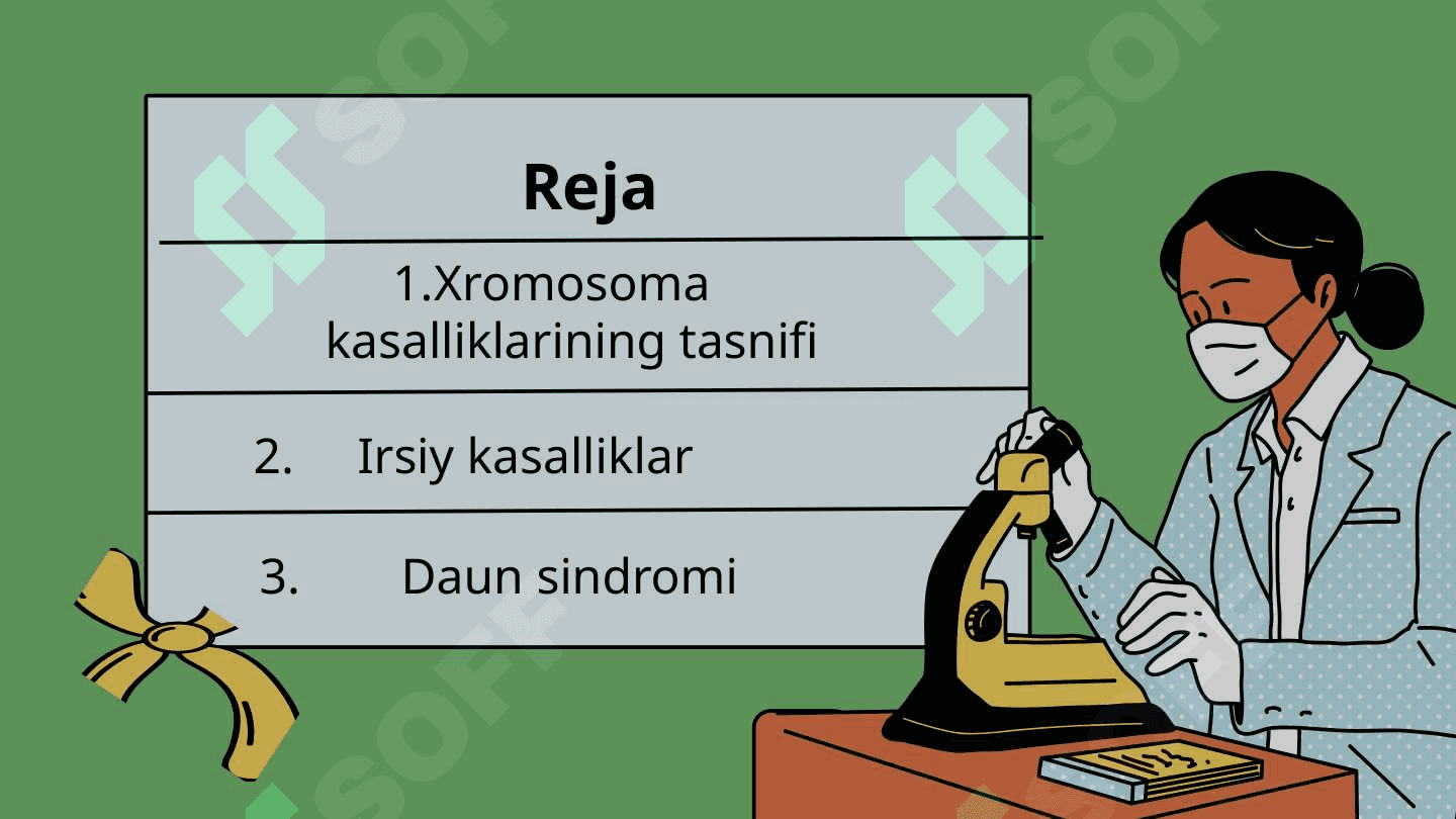 Xromosoma kasalliklarining kelib chiqish sabablari va asoratlari 2