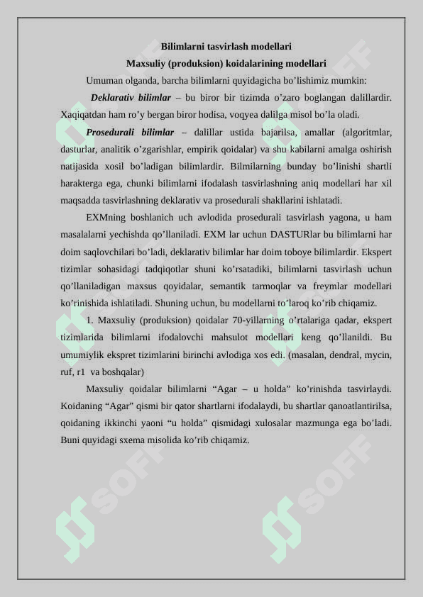Sun’iy intellekt tizimlari 7