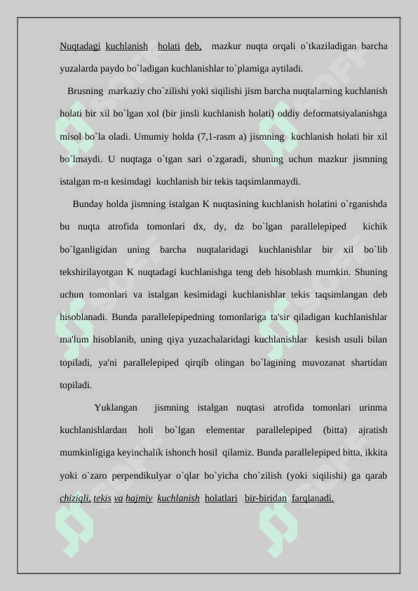 Qoldiq kuchlanish, tarkibiy вa fazoviy aylanishlar 2
